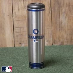 Thompson Mug Co. - Dugout Mugs 2021 Houston Astros AL Division Champions Metal Dugout Mug | Stainless Steel Baseball Bat Mug