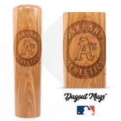 Thompson Mug Co. - Dugout Mugs Oakland Athletics Dugout Mug® | Baseball Bat Mug