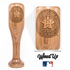 Thompson Mug Co. - Dugout Mugs Houston Astros Wined Up® | Baseball Bat Wine Mug