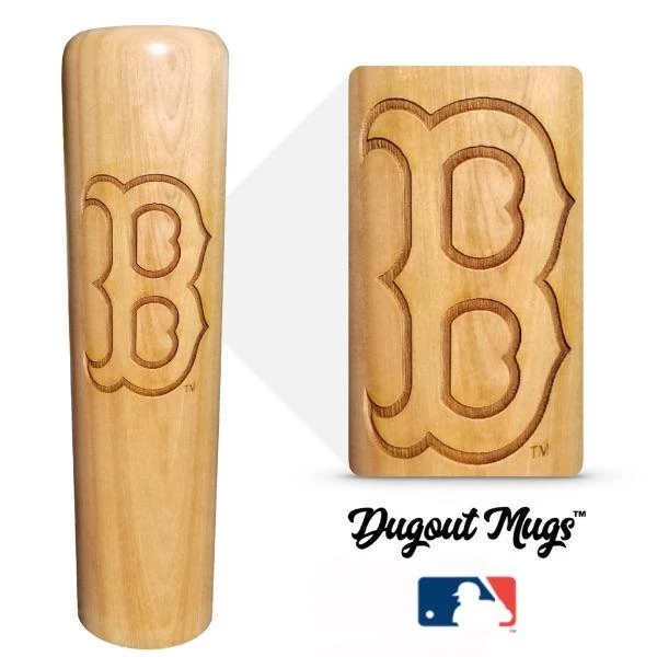 Thompson Mug Co. - Dugout Mugs Boston Red Sox "B" Dugout Mug® | Baseball Bat Mug