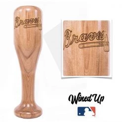 Thompson Mug Co. - Dugout Mugs Atlanta Braves Wined Up® | Baseball Bat Wine Mug