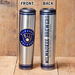Thompson Mug Co. - Dugout Mugs Milwaukee Brewers Metal Dugout Mug | Stainless Steel Baseball Bat Mug