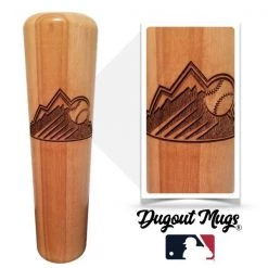 Thompson Mug Co. - Dugout Mugs Colorado Rockies Mountain Dugout Mug® | Baseball Bat Mug