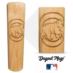 Thompson Mug Co. - Dugout Mugs Chicago Cubs Cubby Bear Dugout Mug® | Baseball Bat Mug