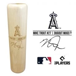 Thompson Mug Co. - Dugout Mugs Mike Trout Baseball Bat Mug | Los Angeles Angels | Signature Series Dugout Mug®