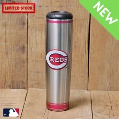 Thompson Mug Co. - Dugout Mugs Cincinnati Reds Metal Dugout Mug | Stainless Steel Baseball Bat Mug