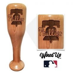 Thompson Mug Co. - Dugout Mugs Philadelphia Phillies Wined Up®| Baseball Bat Wine Mug