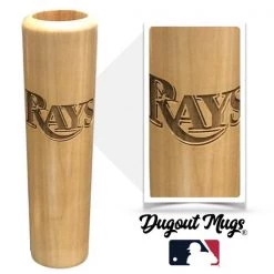 Thompson Mug Co. - Dugout Mugs Tampa Bay Rays Dugout Mug® | Baseball Bat Mug