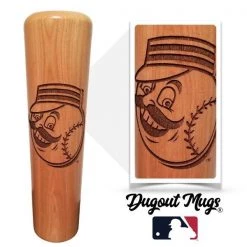 Thompson Mug Co. - Dugout Mugs Cincinnati Reds Mr. Redlegs Dugout Mug® | Baseball Bat Mug