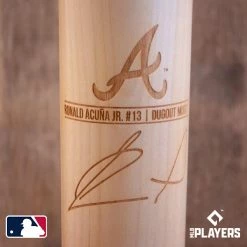 Thompson Mug Co. - Dugout Mugs Ronald Acuna Jr. Baseball Bat Mug | Atlanta Braves | Signature Series Dugout Mug®