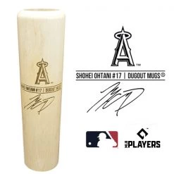 Thompson Mug Co. - Dugout Mugs Shohei Ohtani Baseball Bat Mug | Los Angeles Angels | Signature Series Dugout Mug®