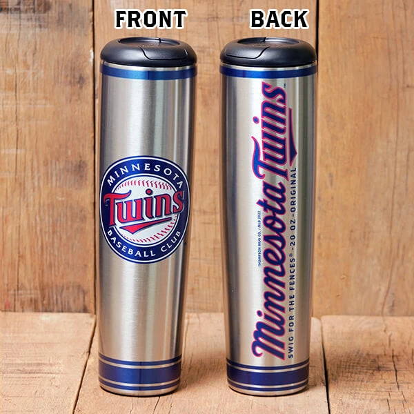 Thompson Mug Co. - Dugout Mugs Minnesota Twins Metal Dugout Mug | Stainless Steel Baseball Bat Mug