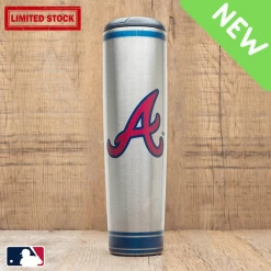 Thompson Mug Co. - Dugout Mugs Atlanta Braves Metal Dugout Mug | Stainless Steel Baseball Bat Mug