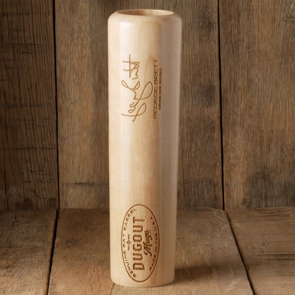 Thompson Mug Co. - Dugout Mugs George Brett | Hall Of Fame | Drinking Model Dugout Mug® | Baseball Bat Mug Kansas City Royals