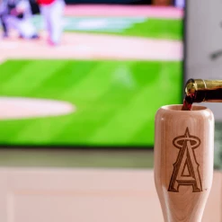 Thompson Mug Co. - Dugout Mugs Los Angeles Angels Wined Up® | Baseball Bat Wine Mug