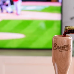 Thompson Mug Co. - Dugout Mugs Atlanta Braves Wined Up® | Baseball Bat Wine Mug