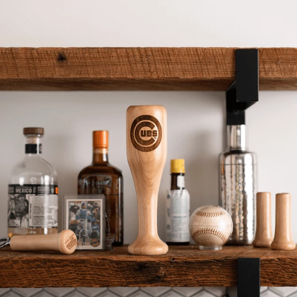 Thompson Mug Co. - Dugout Mugs Chicago Cubs Wined Up® | Baseball Bat Wine Mug