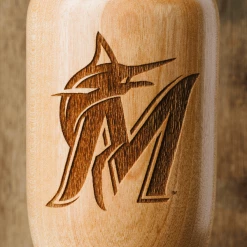 Thompson Mug Co. - Dugout Mugs Miami Marlins "M" Wined Up® | Baseball Bat Wine Mug