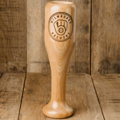Thompson Mug Co. - Dugout Mugs Milwaukee Brewers Wined Up® | Baseball Bat Wine Mug