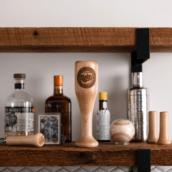 Thompson Mug Co. - Dugout Mugs Minnesota Twins Wined Up® | Baseball Bat Wine Mug