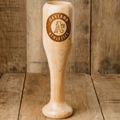 Thompson Mug Co. - Dugout Mugs Oakland Athletics Wined Up® | Baseball Bat Wine Mug