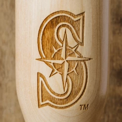 Thompson Mug Co. - Dugout Mugs Seattle Mariners "S" Wined Up® | Baseball Bat Wine Mug
