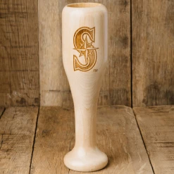 Thompson Mug Co. - Dugout Mugs Seattle Mariners "S" Wined Up® | Baseball Bat Wine Mug