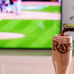 Thompson Mug Co. - Dugout Mugs Tampa Bay Rays Wined Up® | Baseball Bat Wine Mug