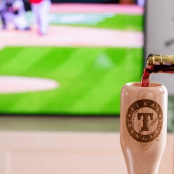 Thompson Mug Co. - Dugout Mugs Texas Rangers Wined Up® | Baseball Bat Wine Mug