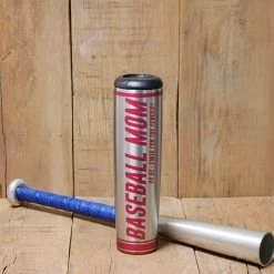 Thompson Mug Co. - Dugout Mugs Custom Mugs Put Your Photo On A Baseball Mom Metal Dugout Mug | Stainless Steel Baseball Bat Mug
