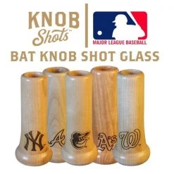 Thompson Mug Co. - Dugout Mugs 30 MLB Teams | Shot Glass From Bat Knob | Knob Shot Gifts Under $30