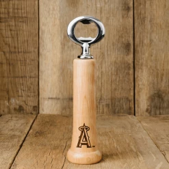 Thompson Mug Co. - Dugout Mugs Los Angeles Angels Season Opener™ | Baseball Bat Handle Bottle Opener