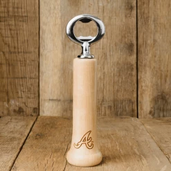 Thompson Mug Co. - Dugout Mugs Braves "A" Season Opener™ | Baseball Bat Handle Bottle Opener