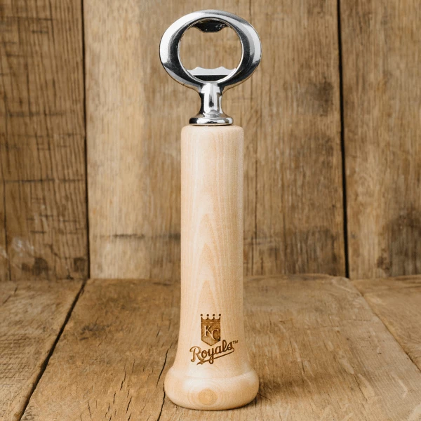 Thompson Mug Co. - Dugout Mugs Kansas City Royals Season Opener™ | Baseball Bat Handle Bottle Opener