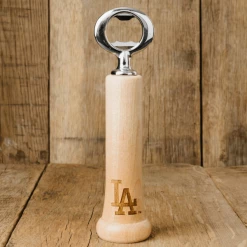 Thompson Mug Co. - Dugout Mugs Los Angeles Dodgers "LA" Season Opener® | Baseball Bat Handle Bottle Opener