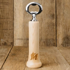 Thompson Mug Co. - Dugout Mugs Miami Marlins "M" Season Opener™ | Baseball Bat Handle Bottle Opener