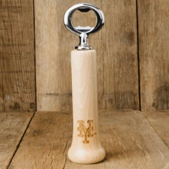 Thompson Mug Co. - Dugout Mugs New York Mets "NY" Season Opener™ | Baseball Bat Handle Bottle Opener