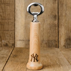 Thompson Mug Co. - Dugout Mugs New York Yankees "NY" Season Opener™ | Baseball Bat Handle Bottle Opener