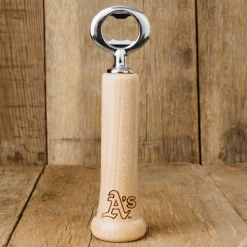 Thompson Mug Co. - Dugout Mugs Oakland Athletics "A's" Season Opener™ | Baseball Bat Handle Bottle Opener