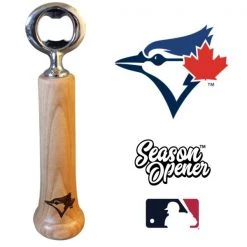 Thompson Mug Co. - Dugout Mugs Toronto Blue Jays Bird Season Opener™ | Baseball Bat Handle Bottle Opener