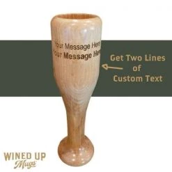 Thompson Mug Co. - Dugout Mugs Personalize Your Wined Up® | Baseball Bat Wine Glass