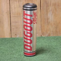 Thompson Mug Co. - Dugout Mugs Gifts Under $30 Hearts With Laces Metal Dugout Mug | Stainless Steel Baseball Bat Mug