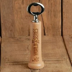 Thompson Mug Co. - Dugout Mugs 2020 Los Angeles Dodgers World Series Champions Season Opener™ | Baseball Bat Handle Bottle Opener