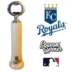 Thompson Mug Co. - Dugout Mugs Kansas City Royals Season Opener™ | Baseball Bat Handle Bottle Opener