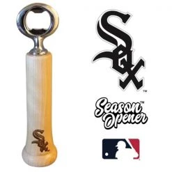 Thompson Mug Co. - Dugout Mugs Chicago White Sox Season Opener™ | Baseball Bat Handle Bottle Opener